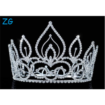 Alta qualidade Rhinestone casamento coroas tiaras cristal meninas coroas